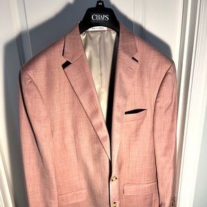 Chaps Brand Blazer - pink / fuchsia, size 46R